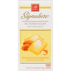 Signature White Chocolate With Almond Pieces