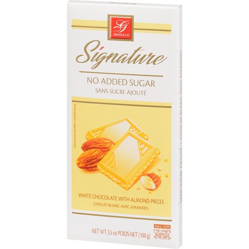 Signature White Chocolate With Almond Pieces