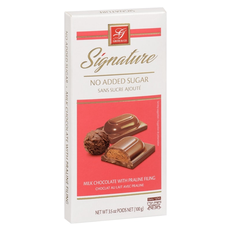 Signature Milk Chocolate With Praline Filing