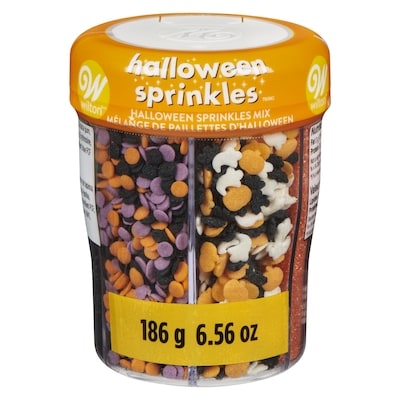 Wilton Halloween sprinkles mélange de paillettes d'halloween 186 g, 4,30 $/100g