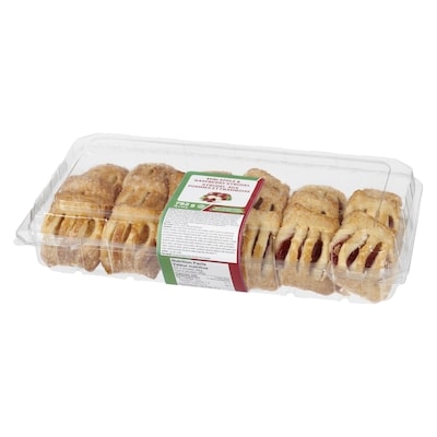 Mini Apple & Raspberry Strudel