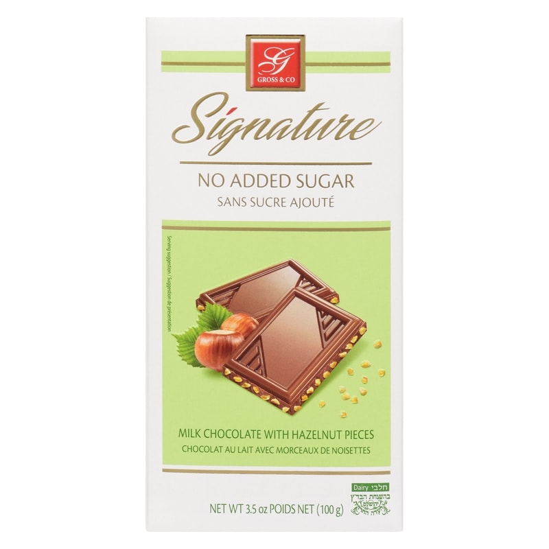 Signature Milk Chocolate With Hazelnut Pieces