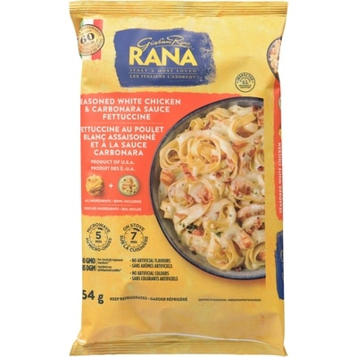 Giovanni Rana Fettuccine au poulet blanc assaisonné et à la sauce carbonara 454 g, 2,20 $/100g