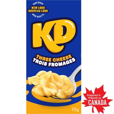 Kraft Macaroni Et Fromage Trois Fromages, Boîte 175 g, 0,95 $/100g