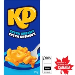 Kraft Macaroni et fromage extra crémeux, boîte 175 g, 1,14 $/100g