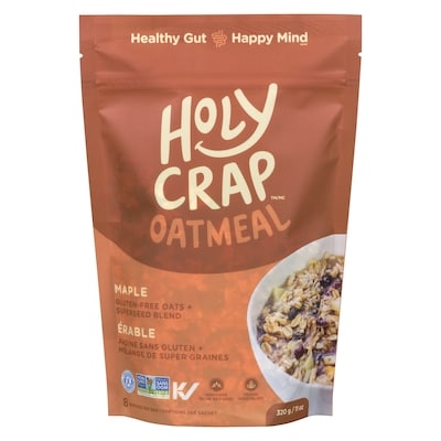 Holy Crap Oatmeal Maple 320 g, $3.43/100g