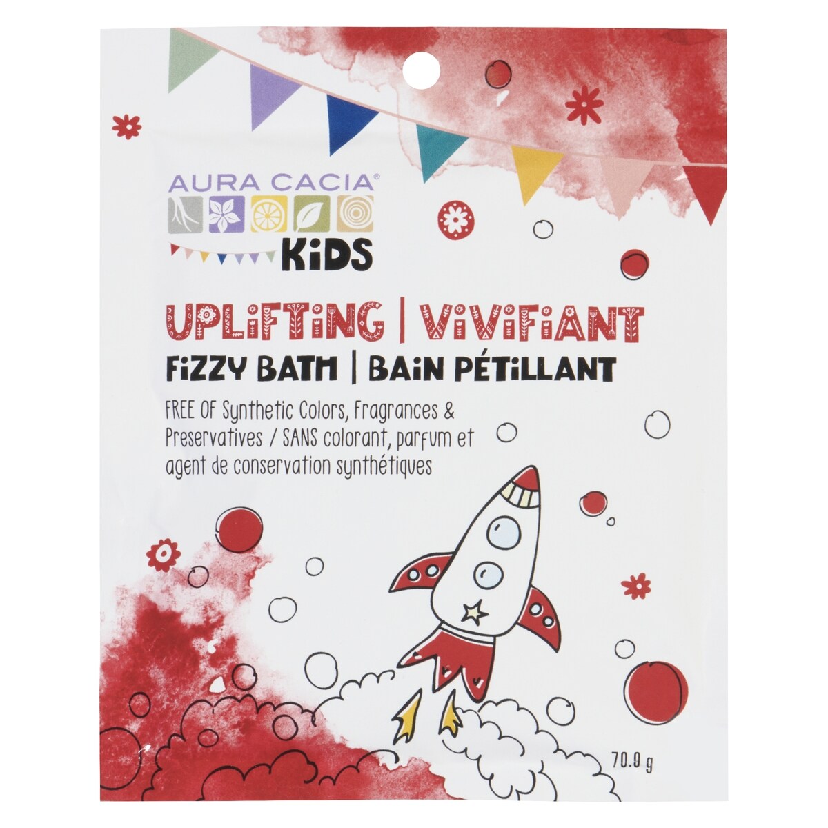 Aura Cacia Kids bain pétillant vivifiant 70.9 g, 6,08 $/100g