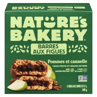 Nature’s Bakery Barres aux figues pommes et cannelle 340 g, 2,64 $/100g