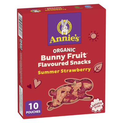 Annie's Bunny Fruit Snacks, Summer Strawberry 198 g, $4.29/100g