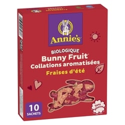 Annie's Collations aux fruits Bunny Fruit fraises d'été 198 g, 3,73 $/100g