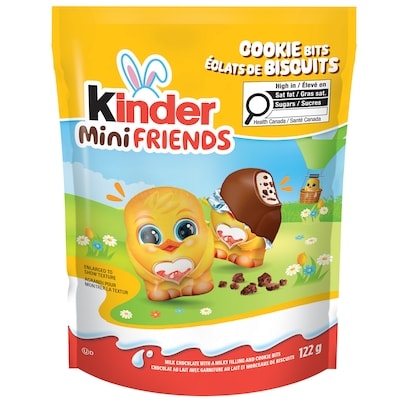 Kinder Mini Friends, Milk Chocolate with a Milky Filling and Cookie Bits 120 g, $5.00/100g