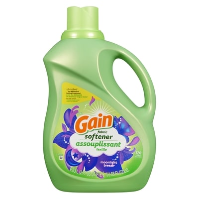 Gain Laundry Liquid Fabric Softener, Moonlight Breeze Fabric Conditioner, 120 Loads 2.63 l, $0.61/100ml