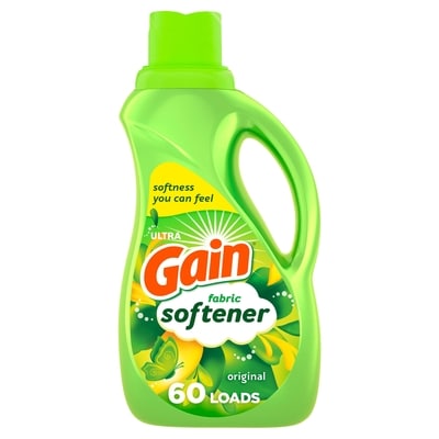Gain Fabric Softener, Original, 60 Loads, HE Compatible 1.31 l, $0.53/100ml