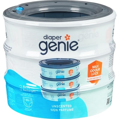 Diaper Genie Refills Unscented 3 ea, $6.66/1ea