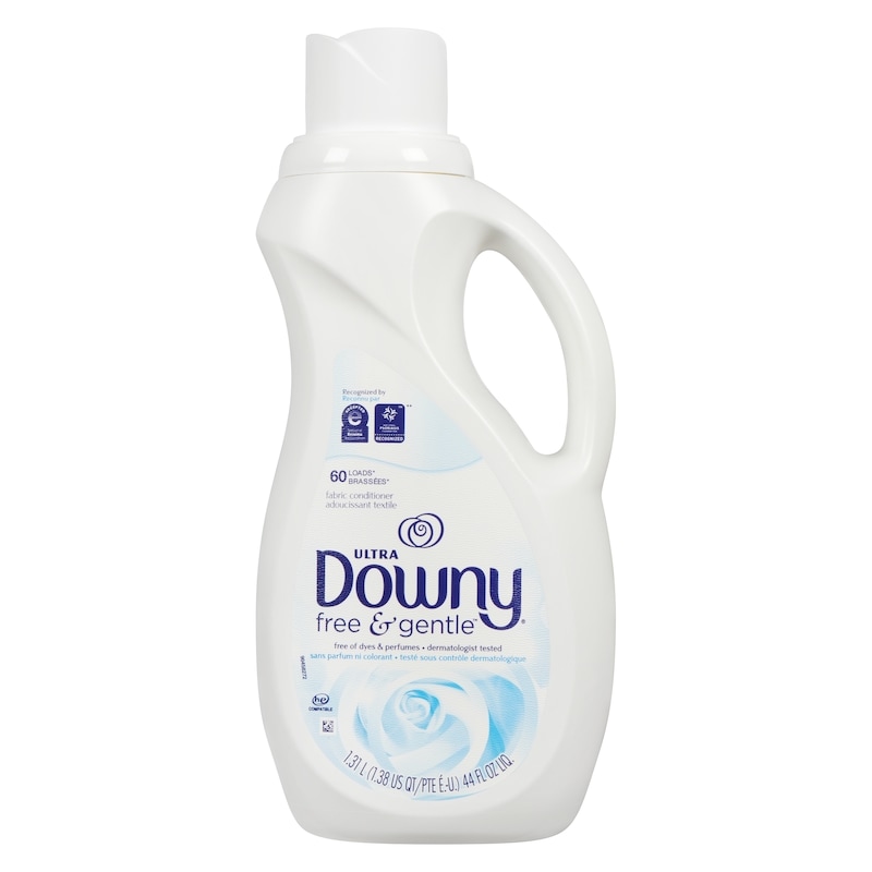 Ultra Free & Gentle Laundry Liquid Fabric Softener (Fabric Conditioner), 60 Loads, Hypoallergenic