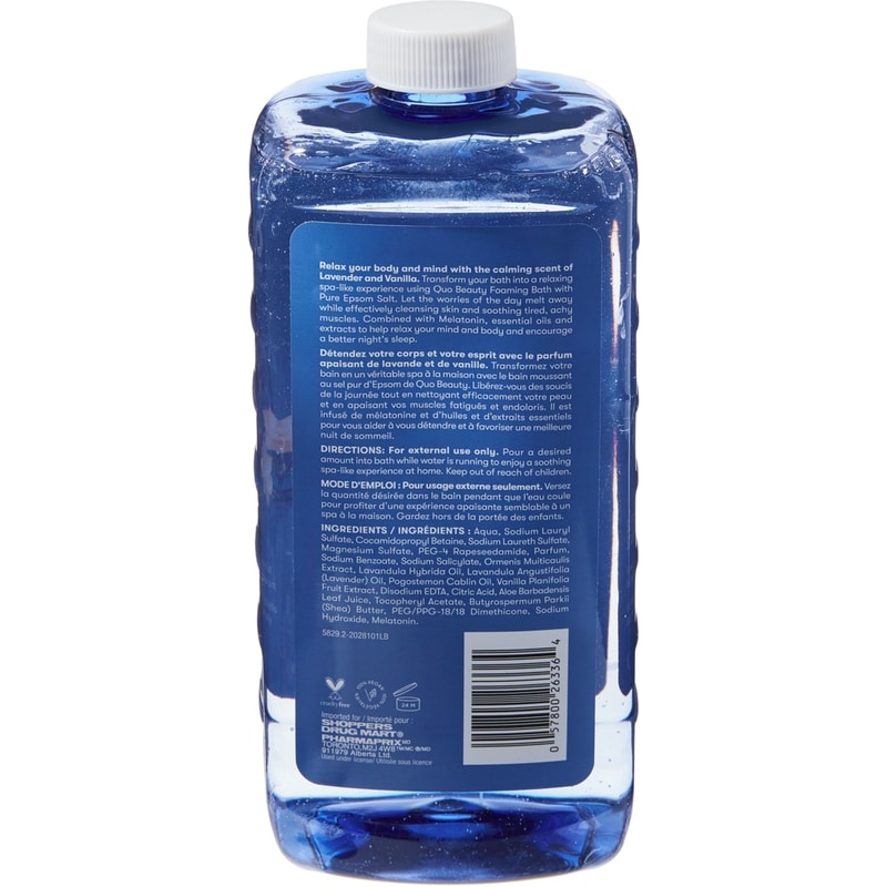 Foaming Bath with Pure Epsom Salt, Sleep