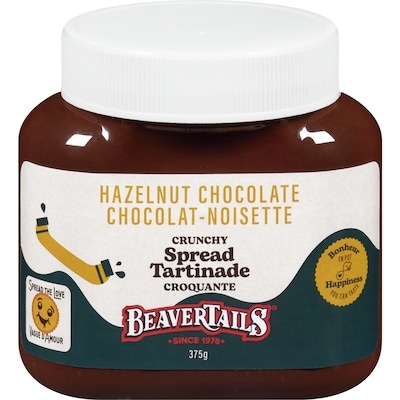  Tartinade croquante chocolat-noisette 375 g, 1,60 $/100g