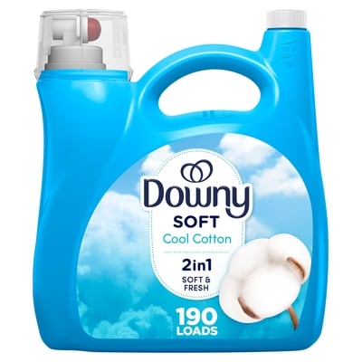 Downy Ultra Laundry Liquid Fabric Softener (Fabric Conditioner), Cool Cotton, 190 Loads 4.16 l, $0.43/100ml