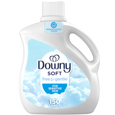 Downy Free & Gentle Liquid Fabric Softener, 150 Loads 3.29 l, $0.49/100ml