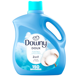 Downy Assouplissant textile liquide, parfum Fraîcheur cotonnière 3.29 l, 0,55 $/100ml
