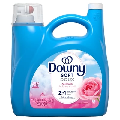 Downy Assouplissant textile liquide pour la lessive Ultra (adoucissant textile), Fraîcheur d’avril , 190 brassées 4.16 l, 0,49 $/100ml