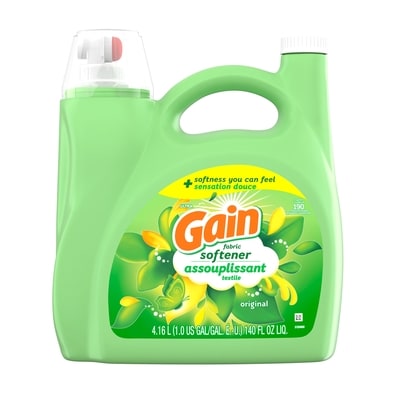 Gain Liquid Fabric Softener, Original Scent, 190 Loads 4.16 l, $0.34/100ml
