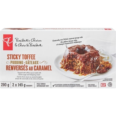 President's Choice Sticky Toffee Pudding 290 g, $1.90/100g