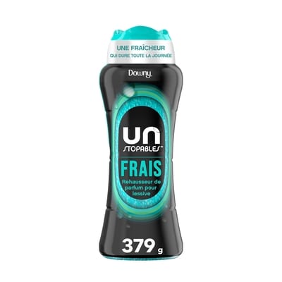 Downy Perles de rehausseur de parfum pour lessive Unstopables, FRAIS 379 g, 3,96 $/100g