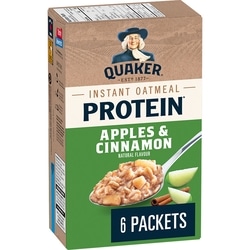 Quaker Protein Instant Oatmeal, Apples & Cinnamon 228 g, $2.63/100g