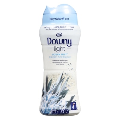 Downy Perles rehausse-parfum pour lessive Light pour la laveuse, Brume océanique , sans parfums prononcés 379 g, 3,96 $/100g