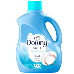 Soft, 2 in 1 Soft and Fresh Liquid Fabric Softener, Cool Cotton, 120 Loads