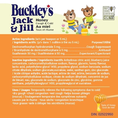 Jack & Jill Au Miel Toux Et Rhume