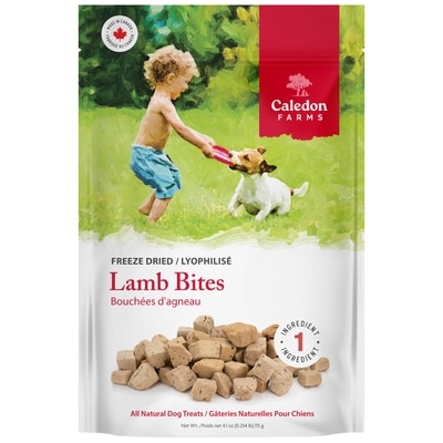 Caledon Farms Bouchées d'agneau lyophilisées 115 g, 9,56 $/100g