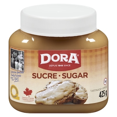 Dora Tartinade sucre 425 g, 1,13 $/100g
