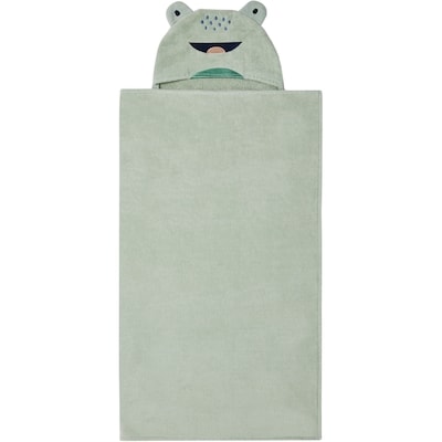 Life at Home Hooded Bath Wrap, Frog 1 ea, $20.00/1ea