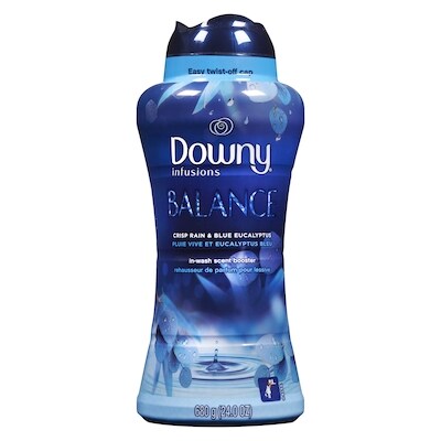 Downy Infusions In-Wash Laundry Scent Booster Beads, BALANCE, Crisp Rain and Blue Eucalyptus 680 g, $2.50/100g
