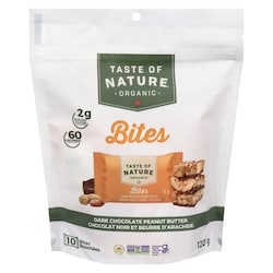 Organic Bites Dark Chocolate Peanut Butter