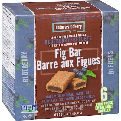 Barres aux figues bleuets
