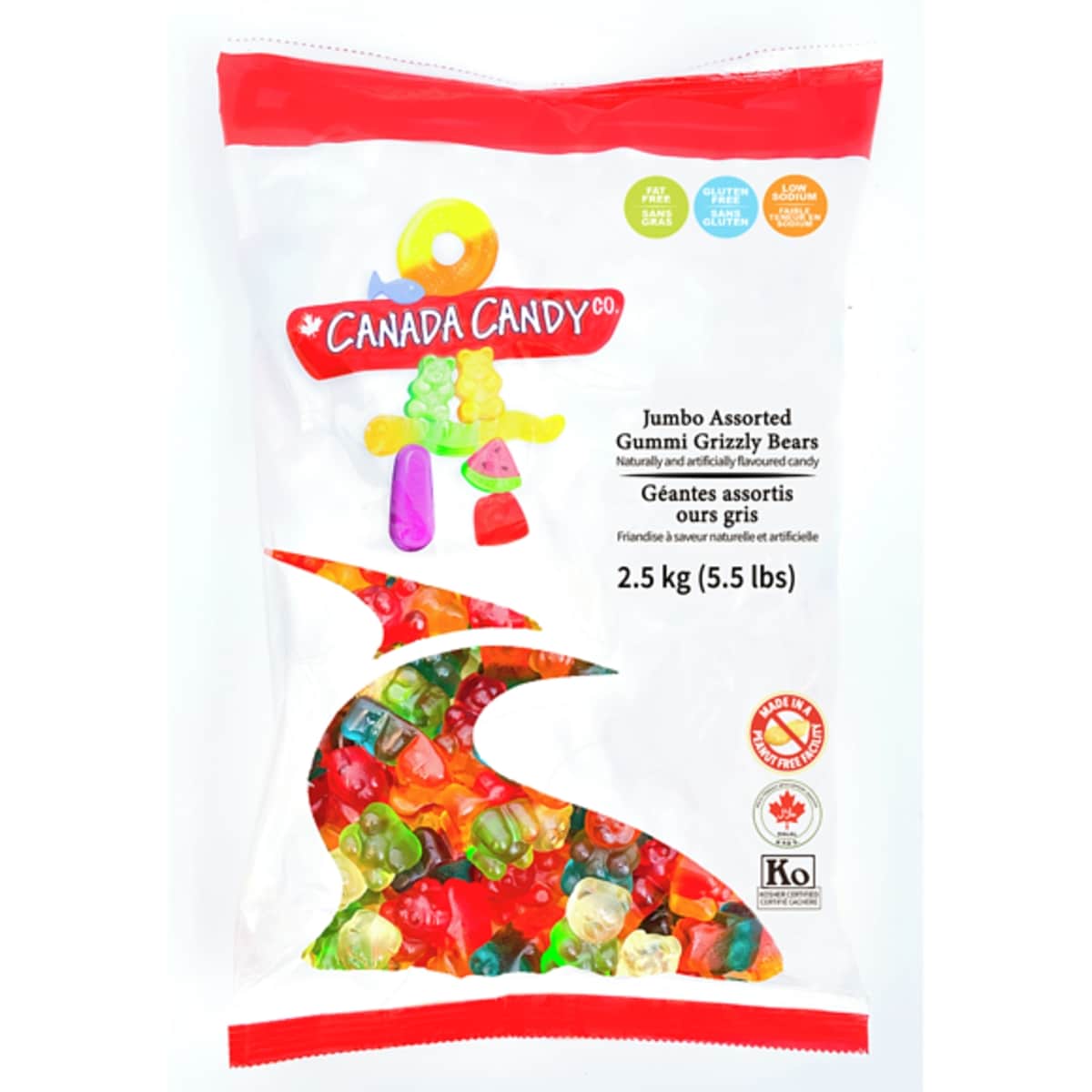 Canada Candy Co Géant gommé ours gris 1 ea, 16,79 $/1ch