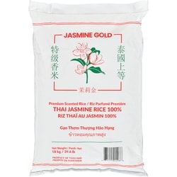 Jasmine Gold Jasmine Rice 18 kg, $0.20/100g