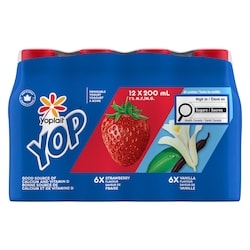 Yoplait Minigo Duo yogurt 2% Variety Pack, Strawberry/ Strawberry