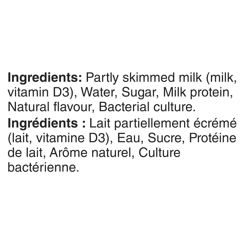 Yop 1% Drinkable Yogurt Pack, Strawberry and Vanilla, Yogurt Drinks