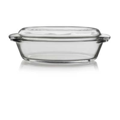 Libbey Baker's Basics 1.6 quart Oval Casserole Dish with Lid 1 ea, $13.00/1ea