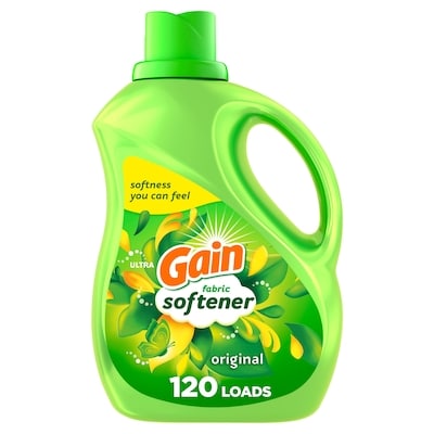 Gain Laundry Liquid Fabric Softener, Original Fabric Conditioner, 120 Loads 2.63 l, $0.61/100ml