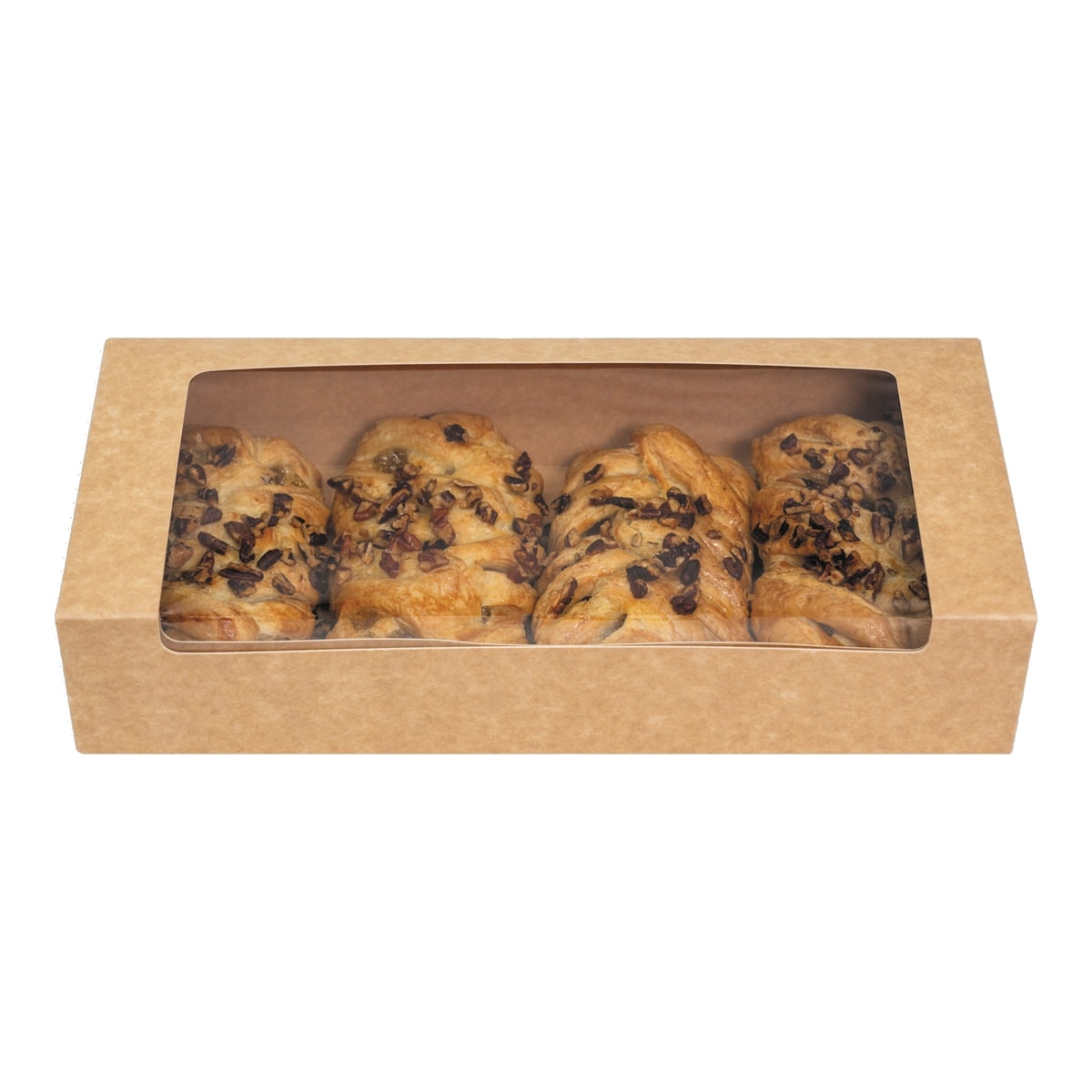 null Instore Baked Maple Pecan Danishes, 4 pack 300 g, $1.66/100g
