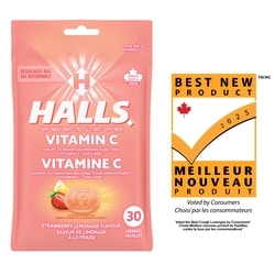 Halls Vitamin C Strawberry Lemonade, 30 Count 30 ea, $0.17/1ea