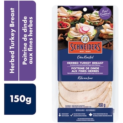 Schneiders Herbed Turkey Breast 150 g, $5.33/100g