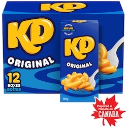 Kraft Macaroni et fromage original, boîte, 12 par paquet 2400 g, 0,58 $/100g