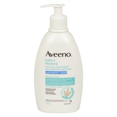 Aveeno Calm + Restore Daily Gel Moisturizer 340 g, $4.17/100g
