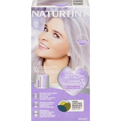 Naturtint Permanent Hair Colour Gel Silver Grey 1 ea, $20.99/1ea